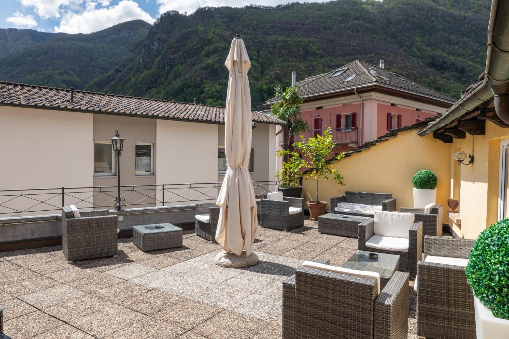 Locanda Poncini Maggia Exteriör bild