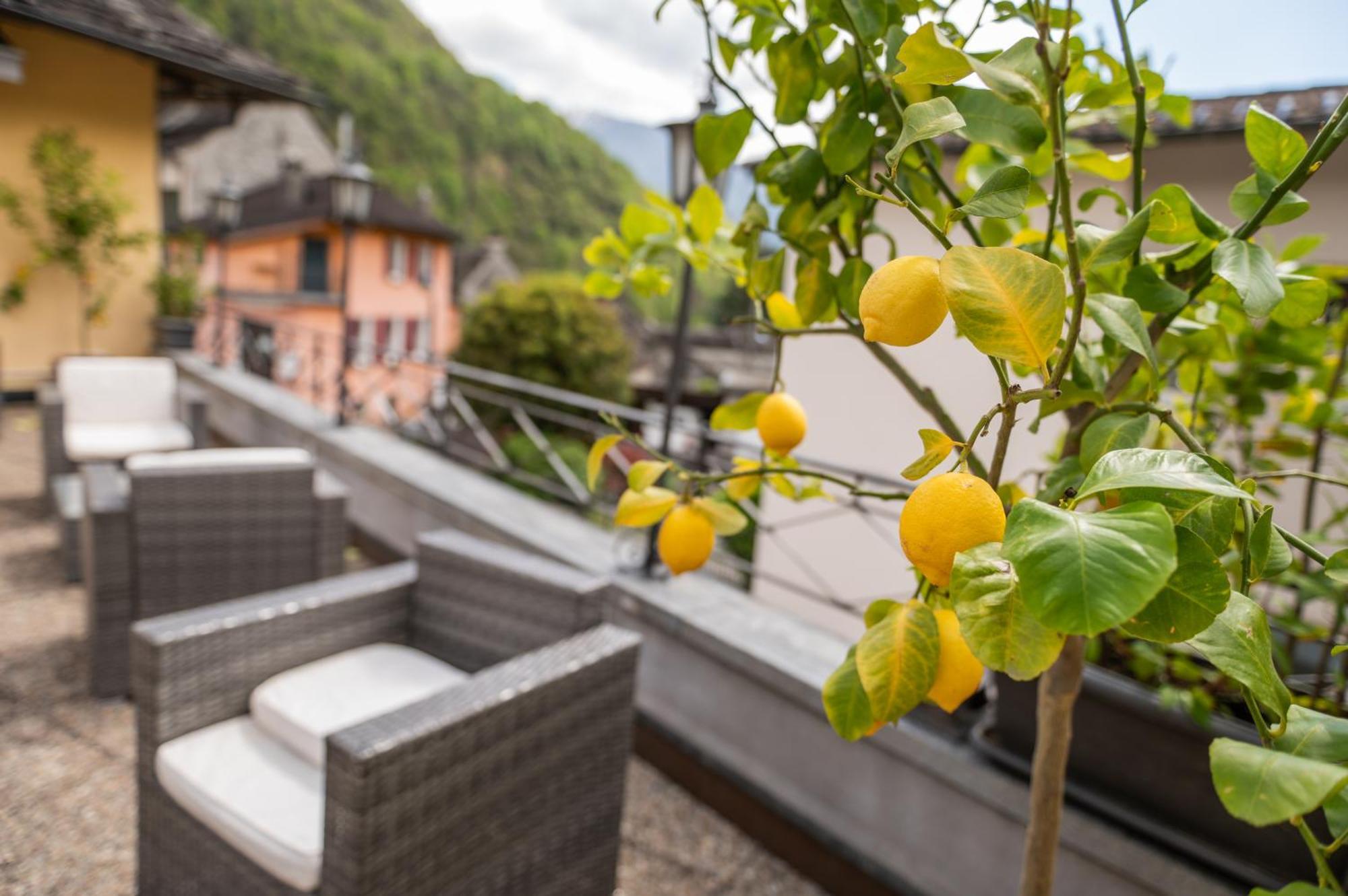 Locanda Poncini Maggia Exteriör bild